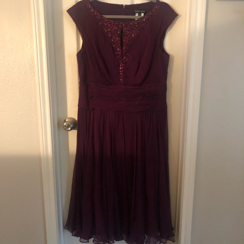 Dark purple formal dress